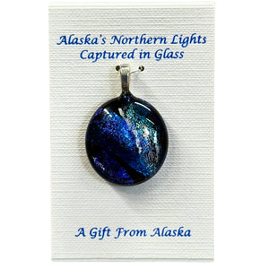 Sand Pebble Pendant - Sea Blue