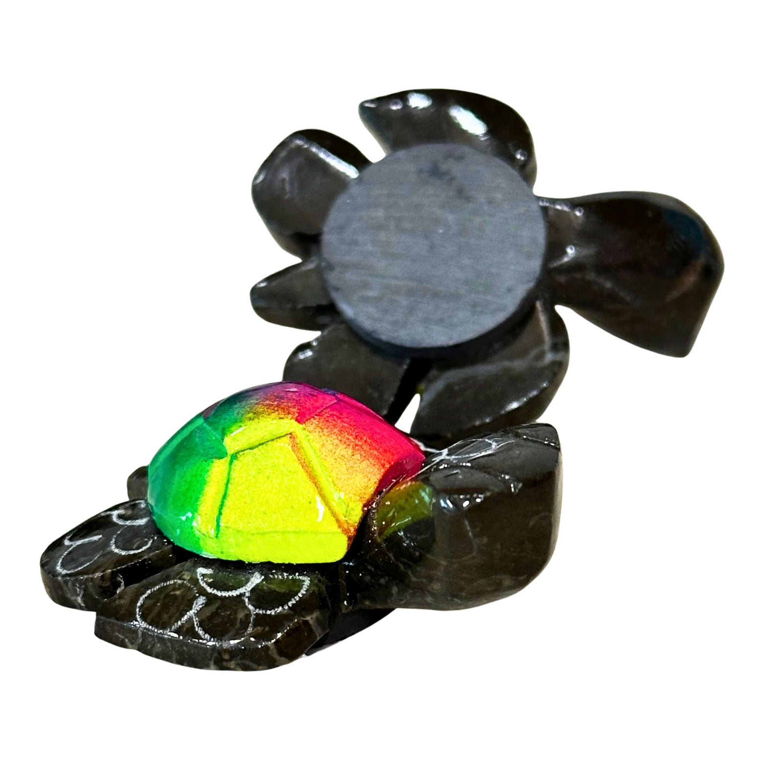 Marble 1.5in Turtle Magnet Multicolor