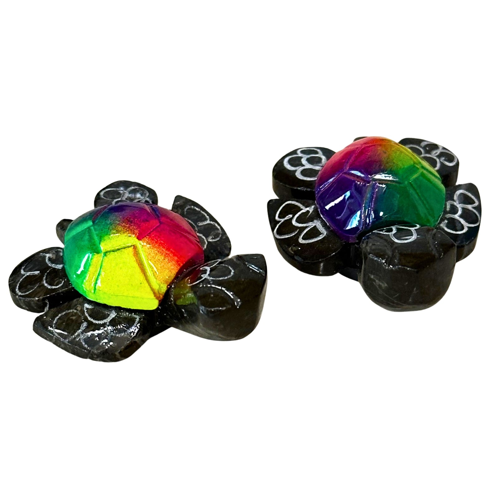 Marble 1.5in Turtle Magnet Multicolor
