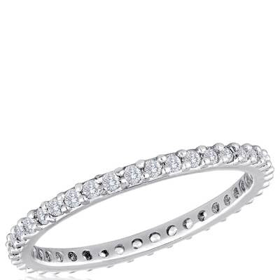 Thin Diamond Stack Ring
