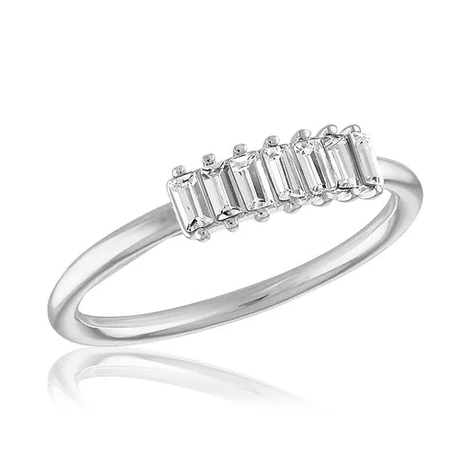 Vertical Multi Baugette Stack Ring