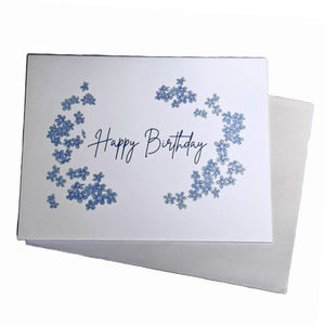 Forget Me Not Birthday Card