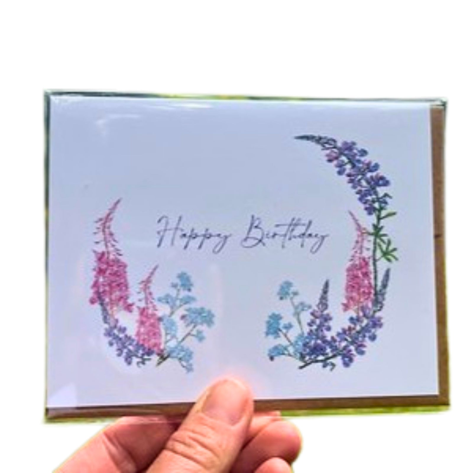 Floral Happy Birthday Card