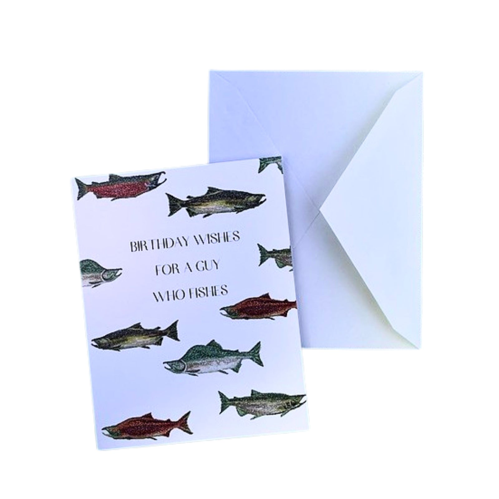 Birthday Fish Wishes Notecard