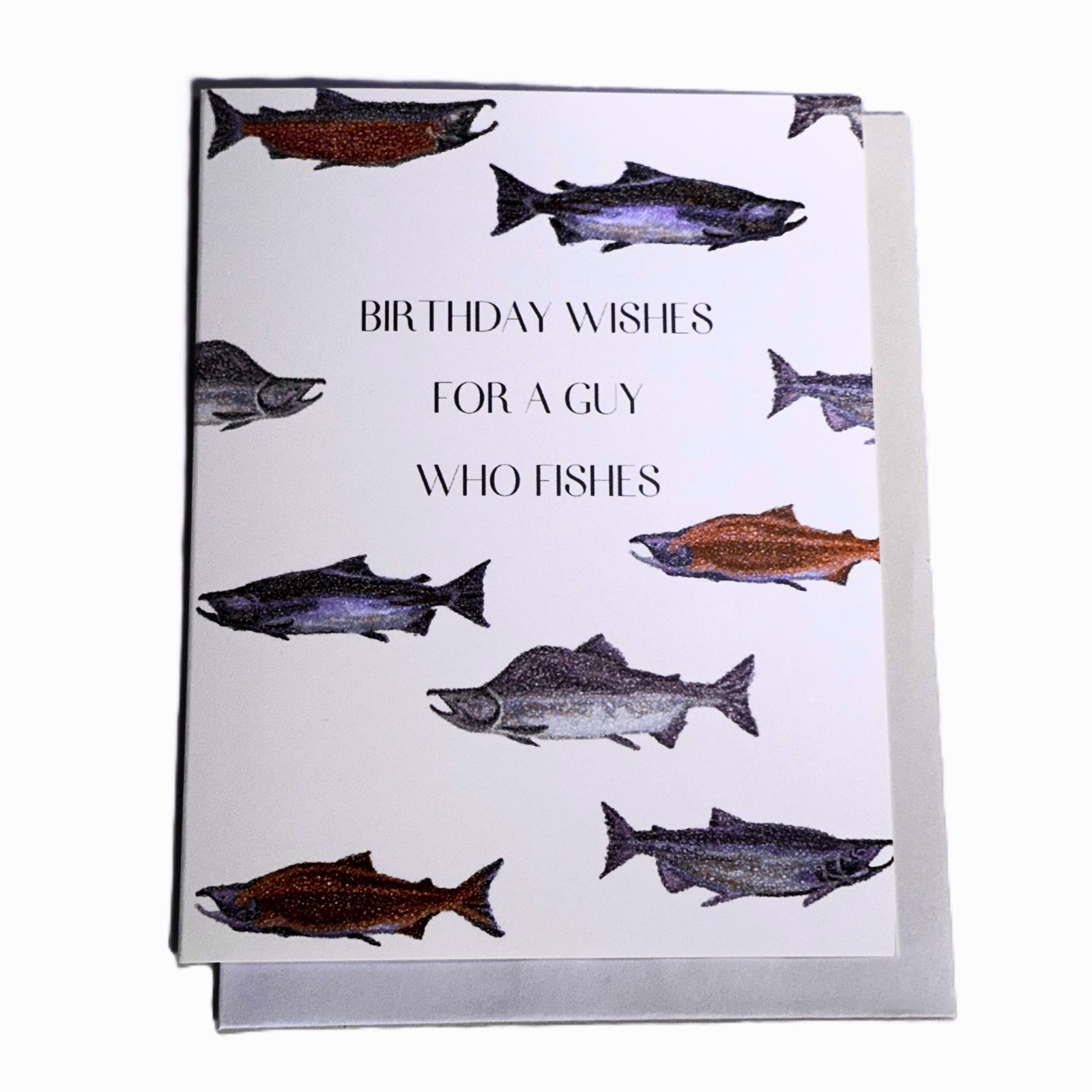 Birthday Fish Wishes Notecard
