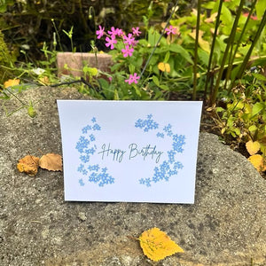 Forget Me Not Birthday Card
