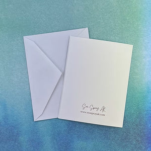 Salmon Chart Notecard