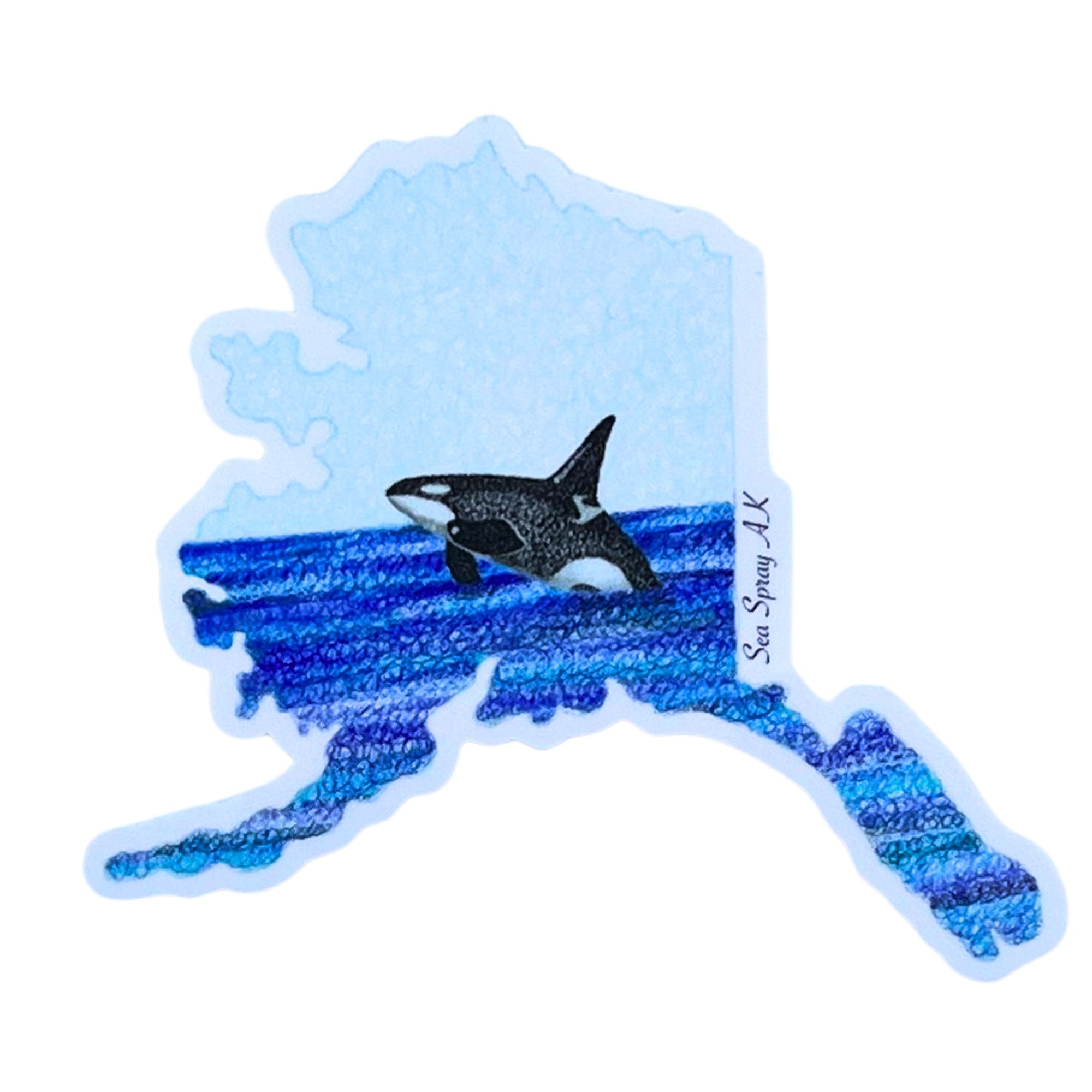 AK Orca Sticker