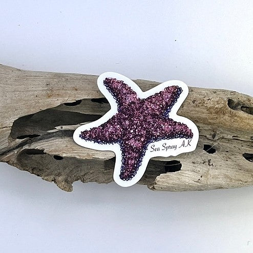 Purple Ochre Star Sticker