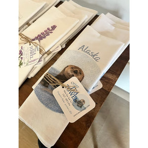 Sea Otter Kitchen Towel