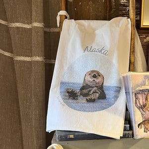 Sea Otter Kitchen Towel