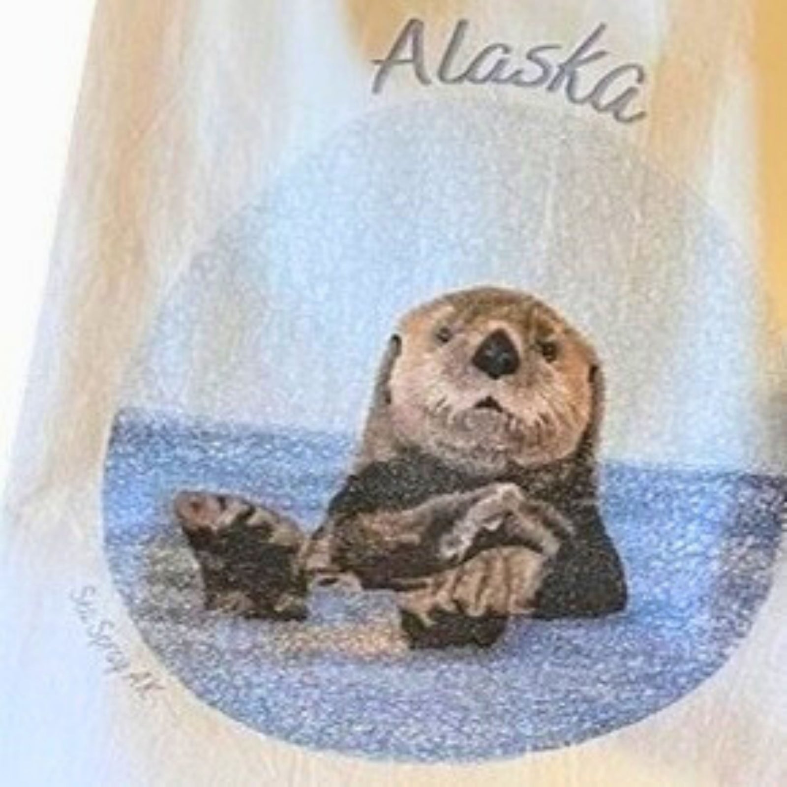 Sea Otter Kitchen Towel