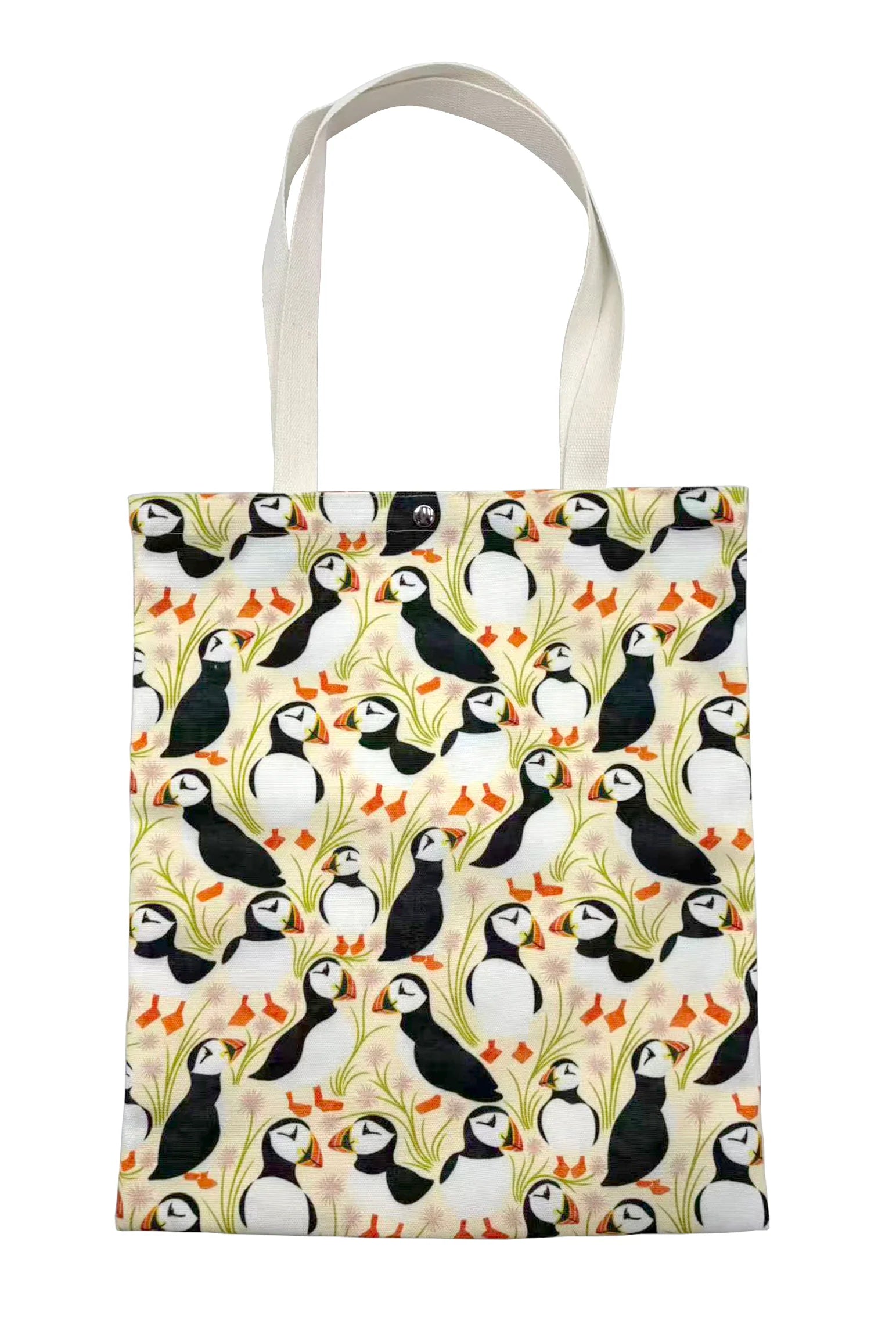 Puffin Circus Canvas Shopping Bag