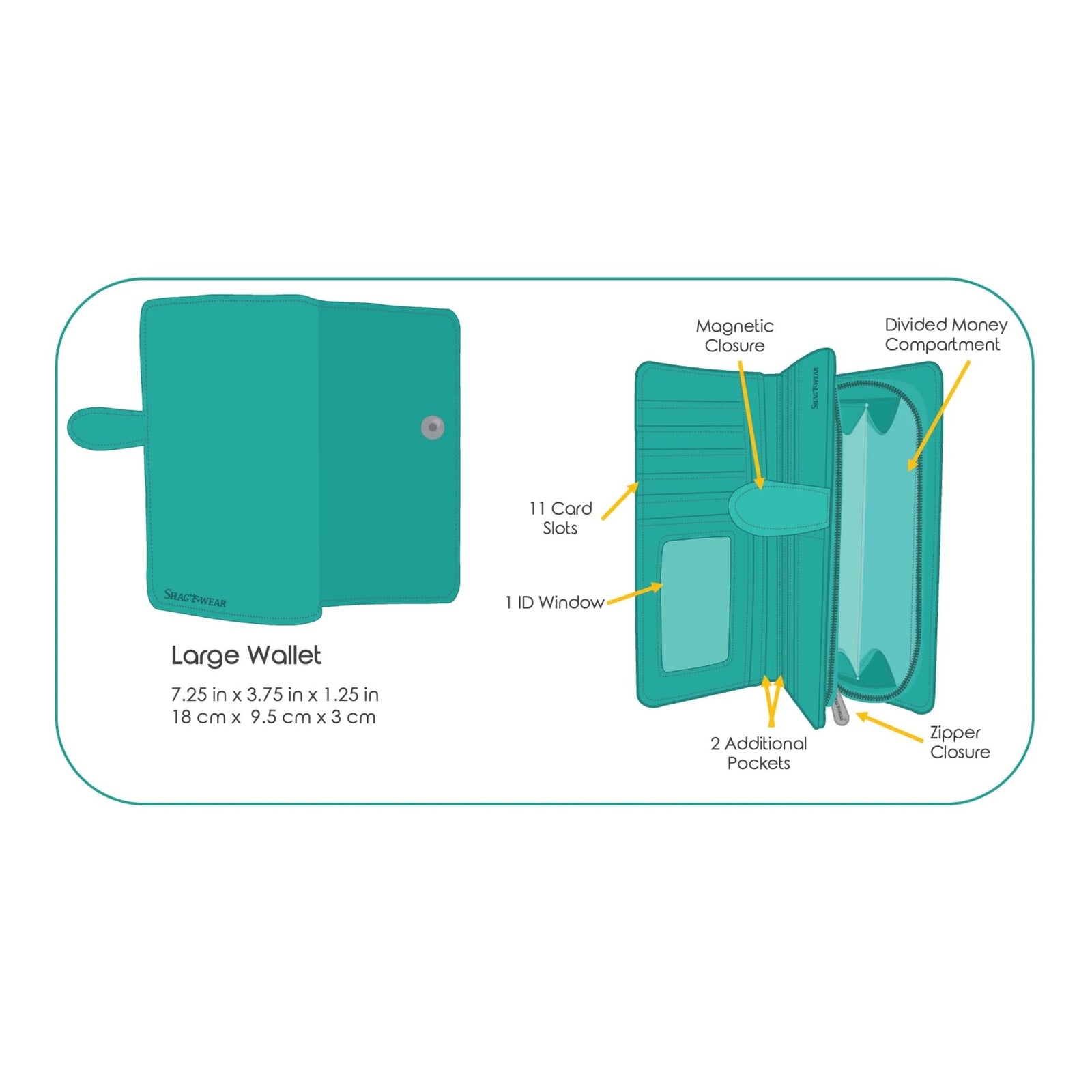 Hase Wallet by Andy Everson - Large