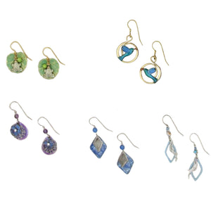 Silver Forest Metal Earrings - Assorted