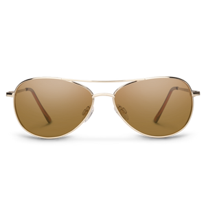 Patrol Sunglasses Gold Brown