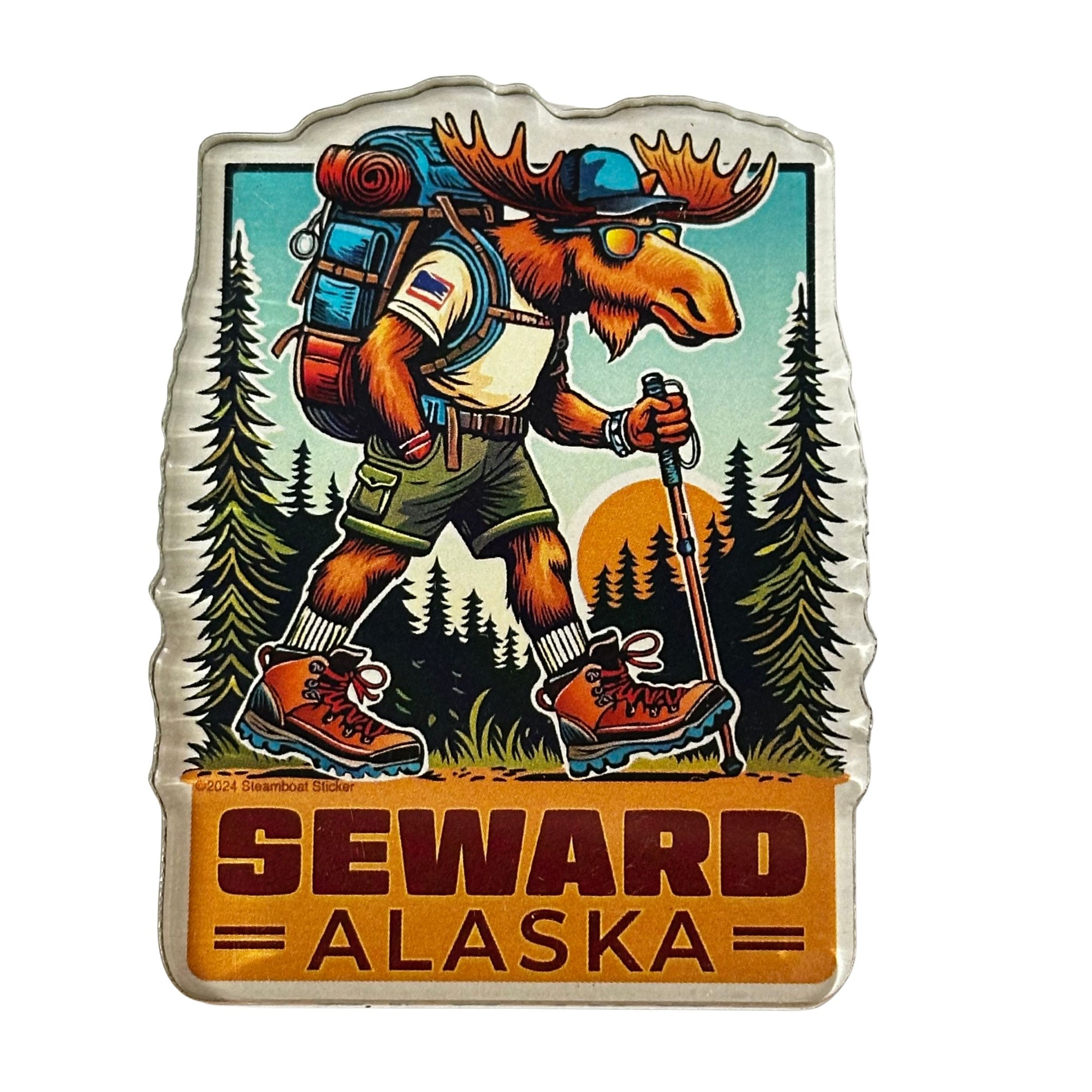 Moose Packer Magnet