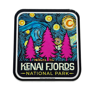 Starry Night Pines Magnet