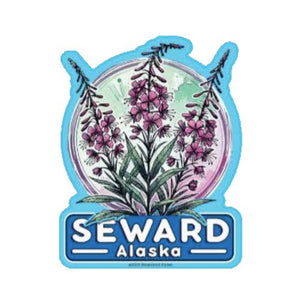 Watercolor Fireweed Magnet