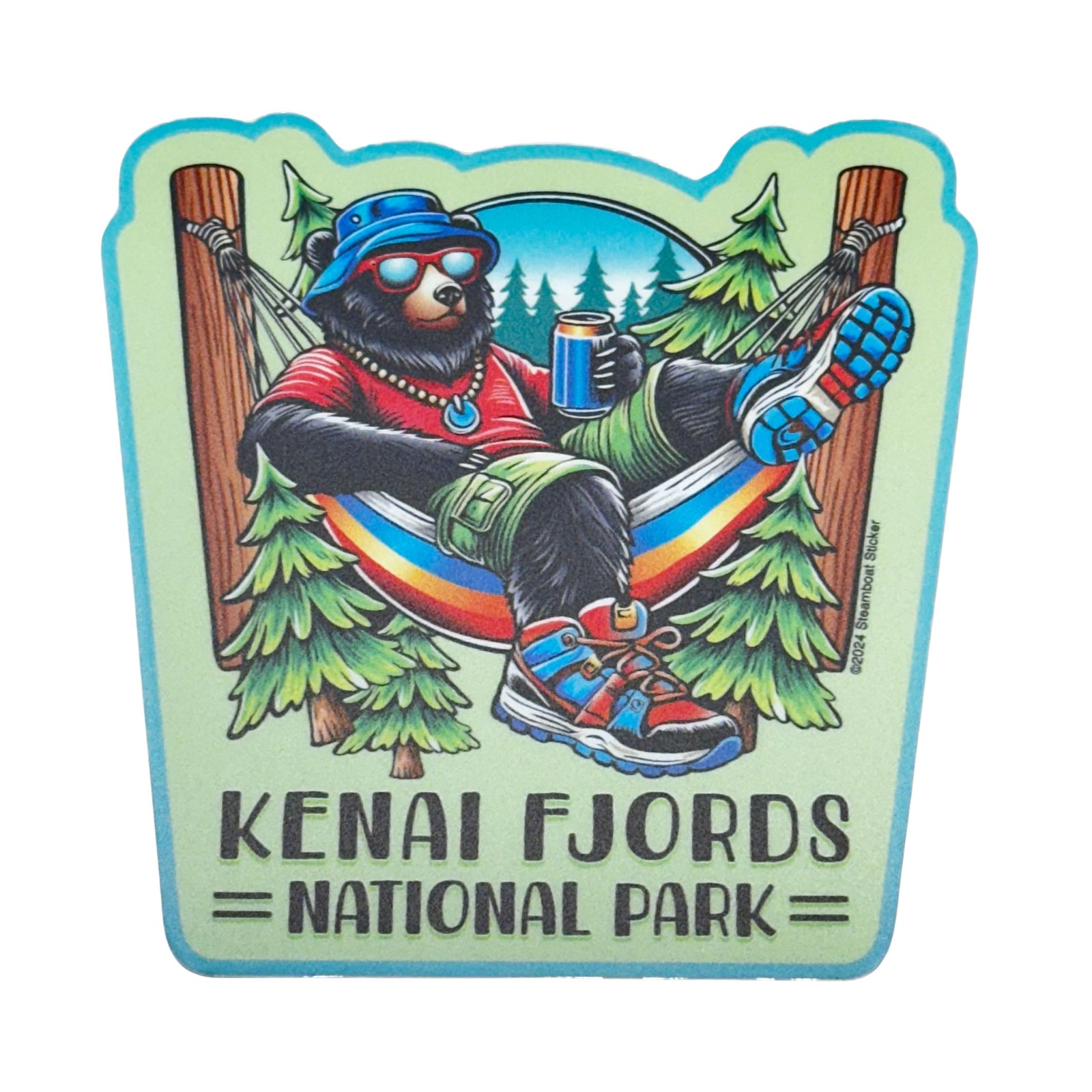 Chillax Bear Sticker