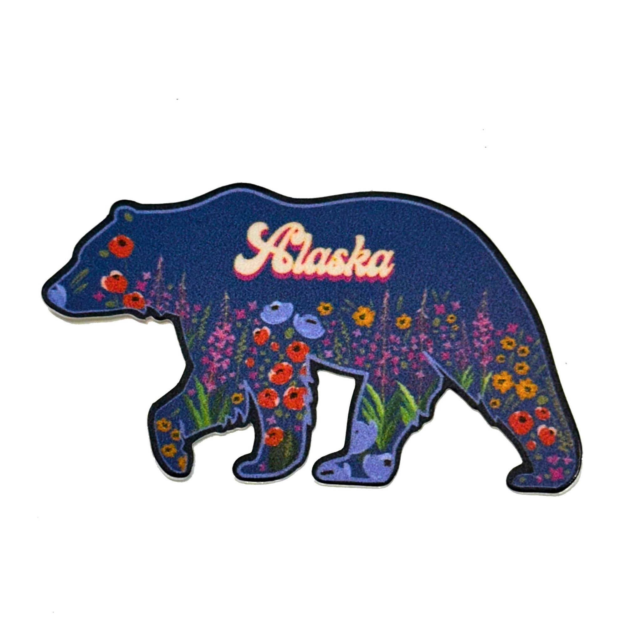 Fireweed Bear Mini Sticker