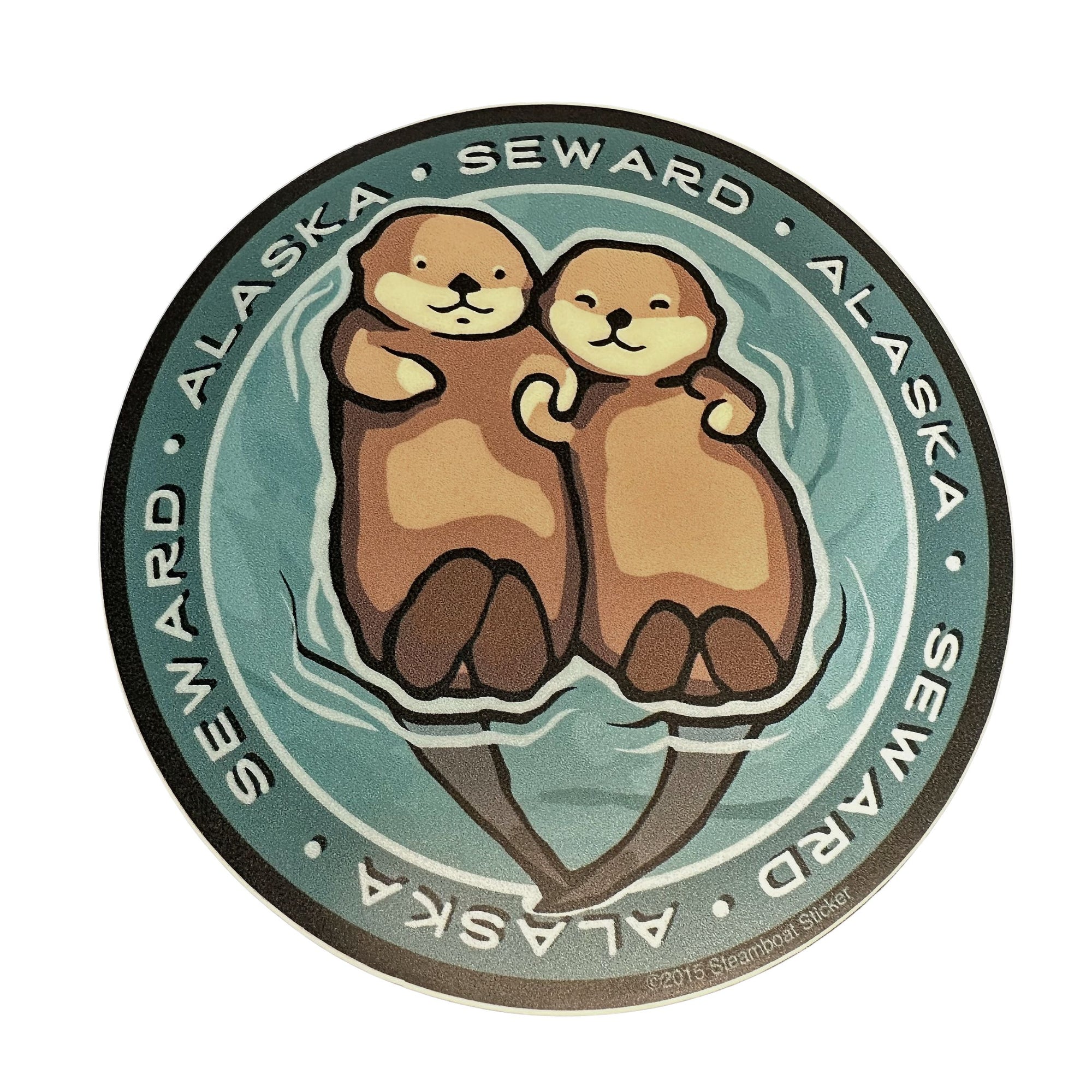 Sea Otters Sticker