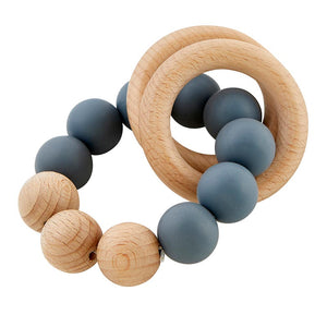 Silicone and Wood Teether