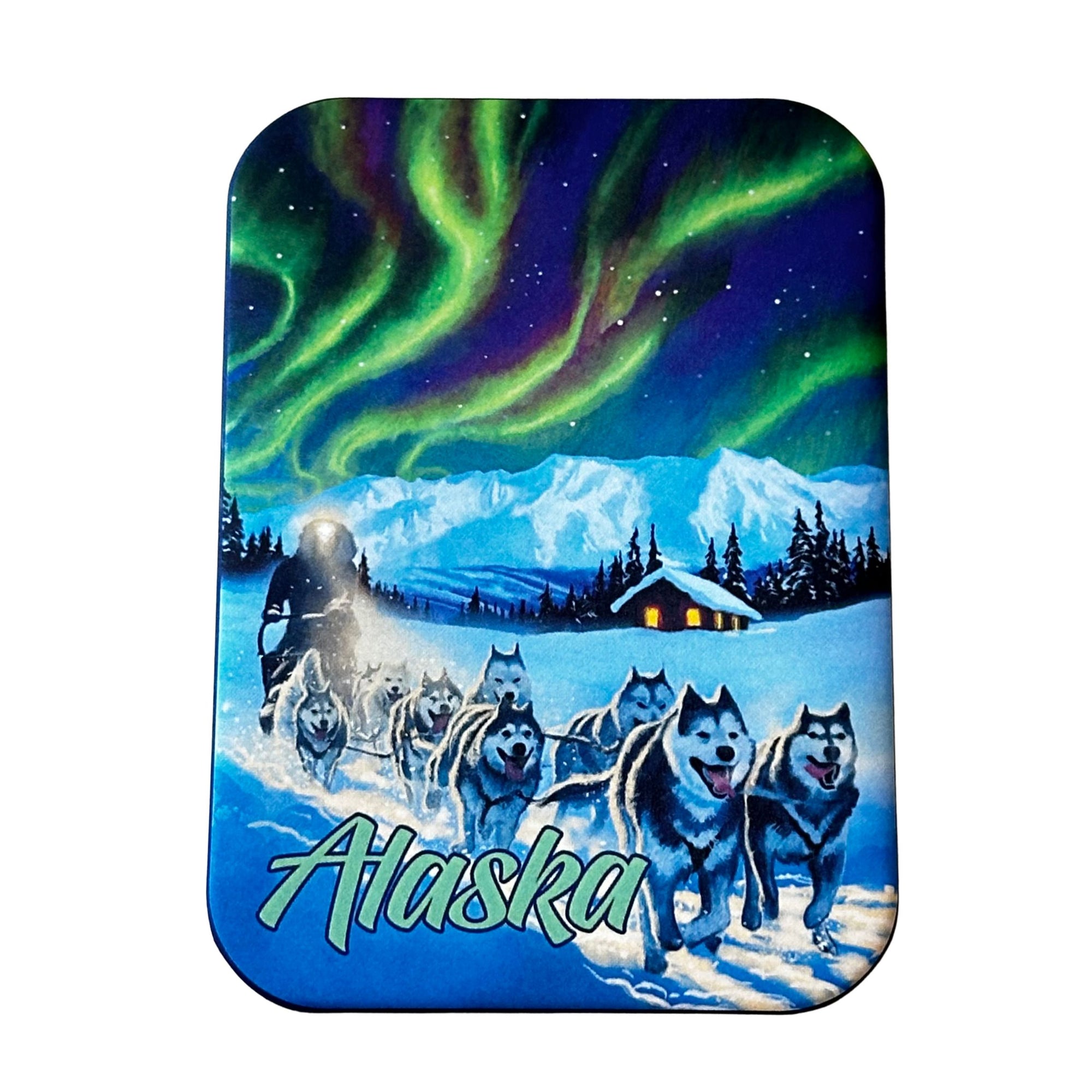 Dog Sled Team Magnet