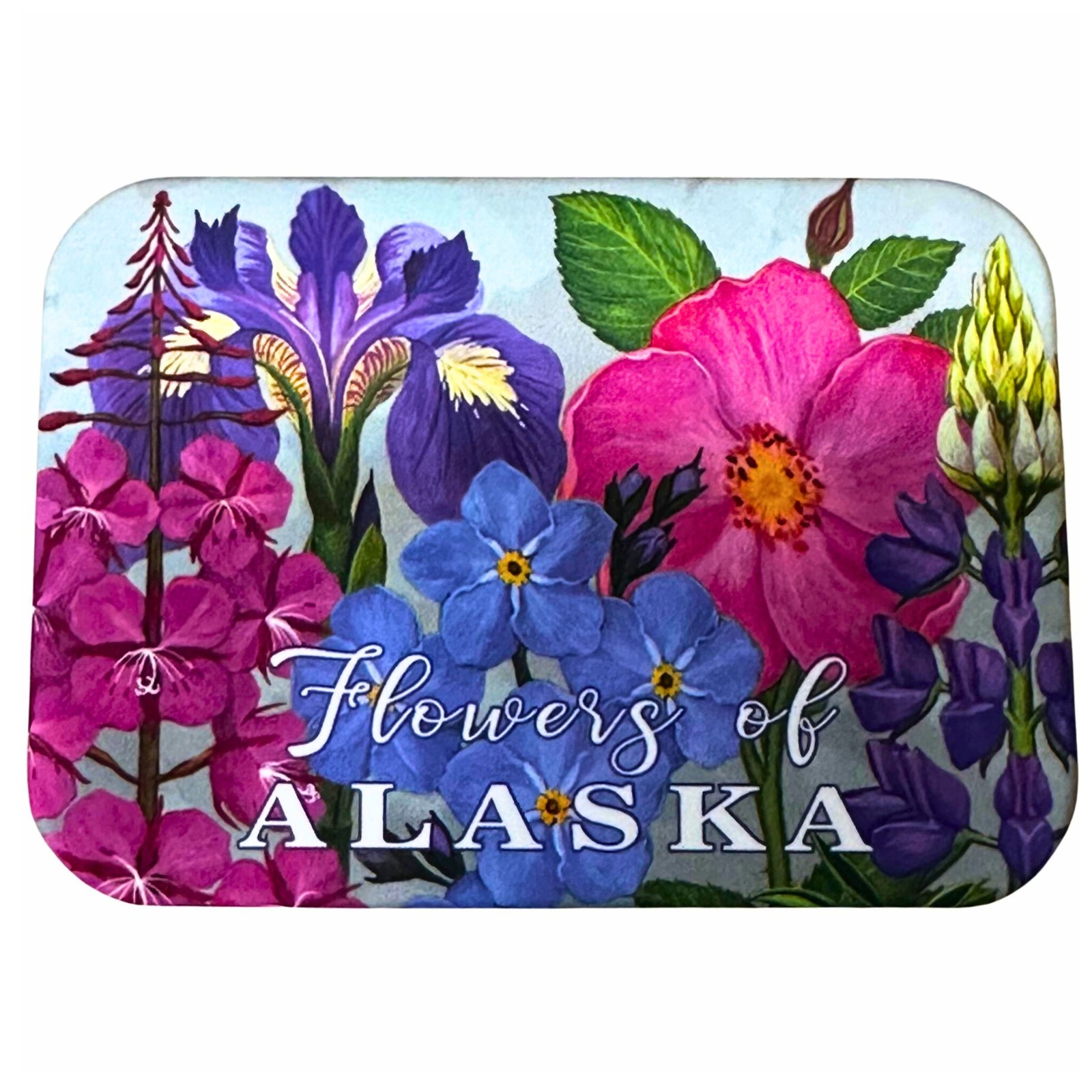 Flowers of Alaska Magnet