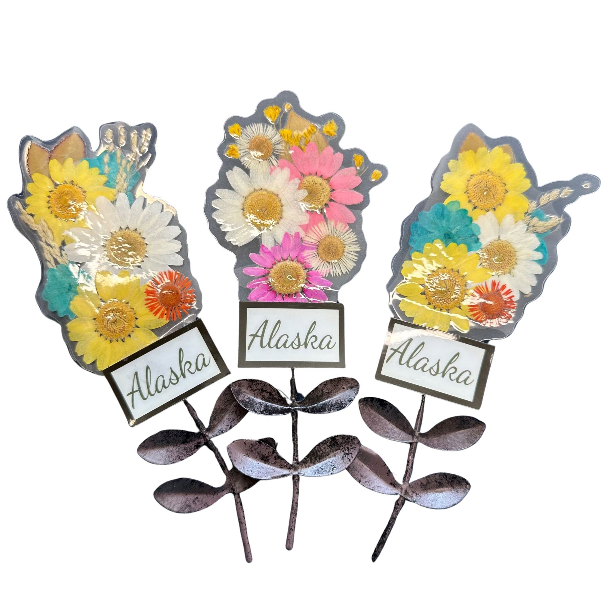 Floral Metal Bookmark
