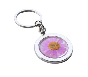 Pressed Flower Keychain - Glass