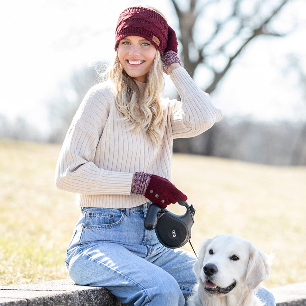 Britt's Knits Plush Lined Headwarmer