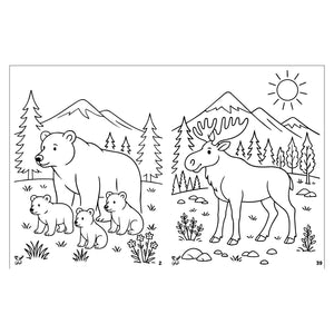 Alaska Themed Coloring Book
