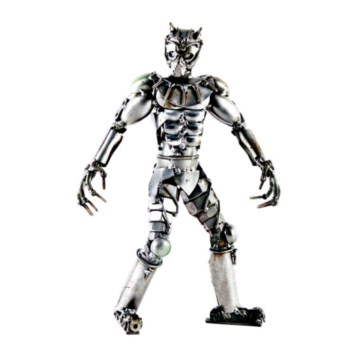 Black Panther Metal Figurine