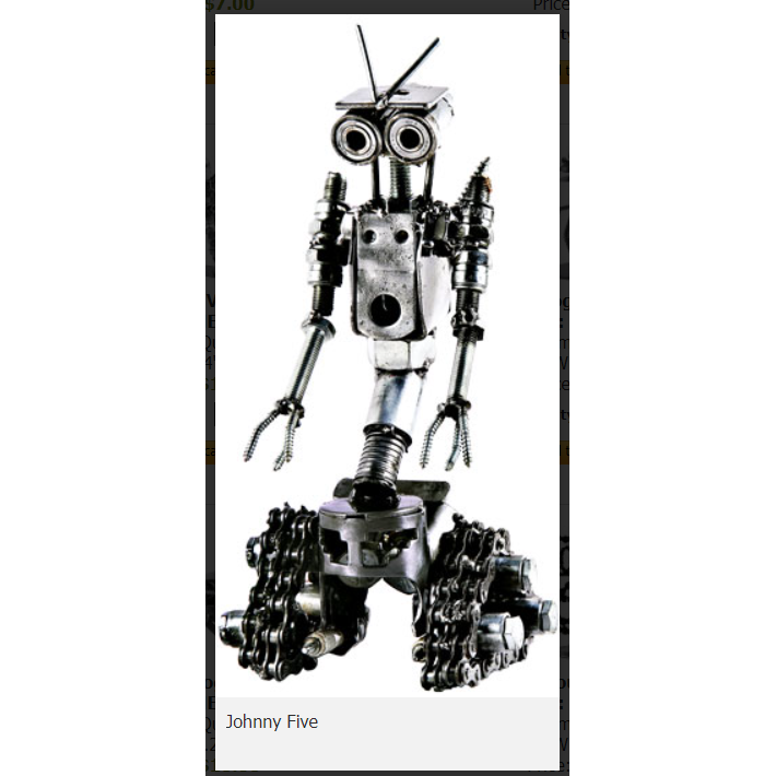 Johnny Five Metal Figurine