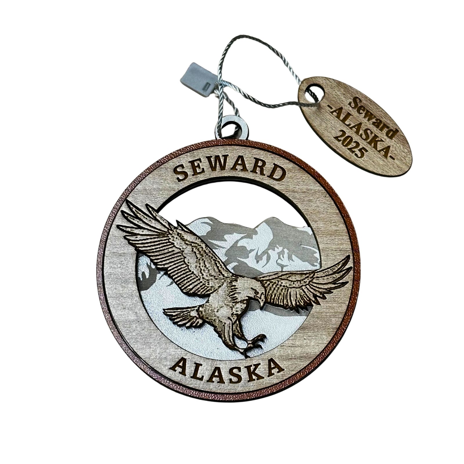 Seward Eagle Circle Ornament