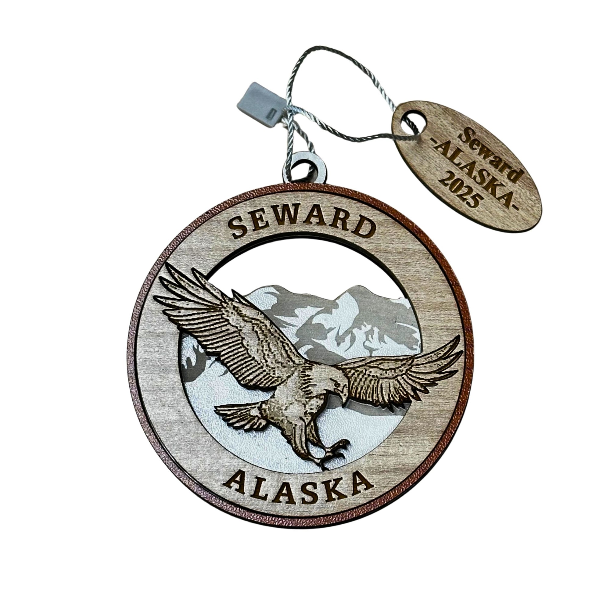 Seward Eagle Circle Ornament