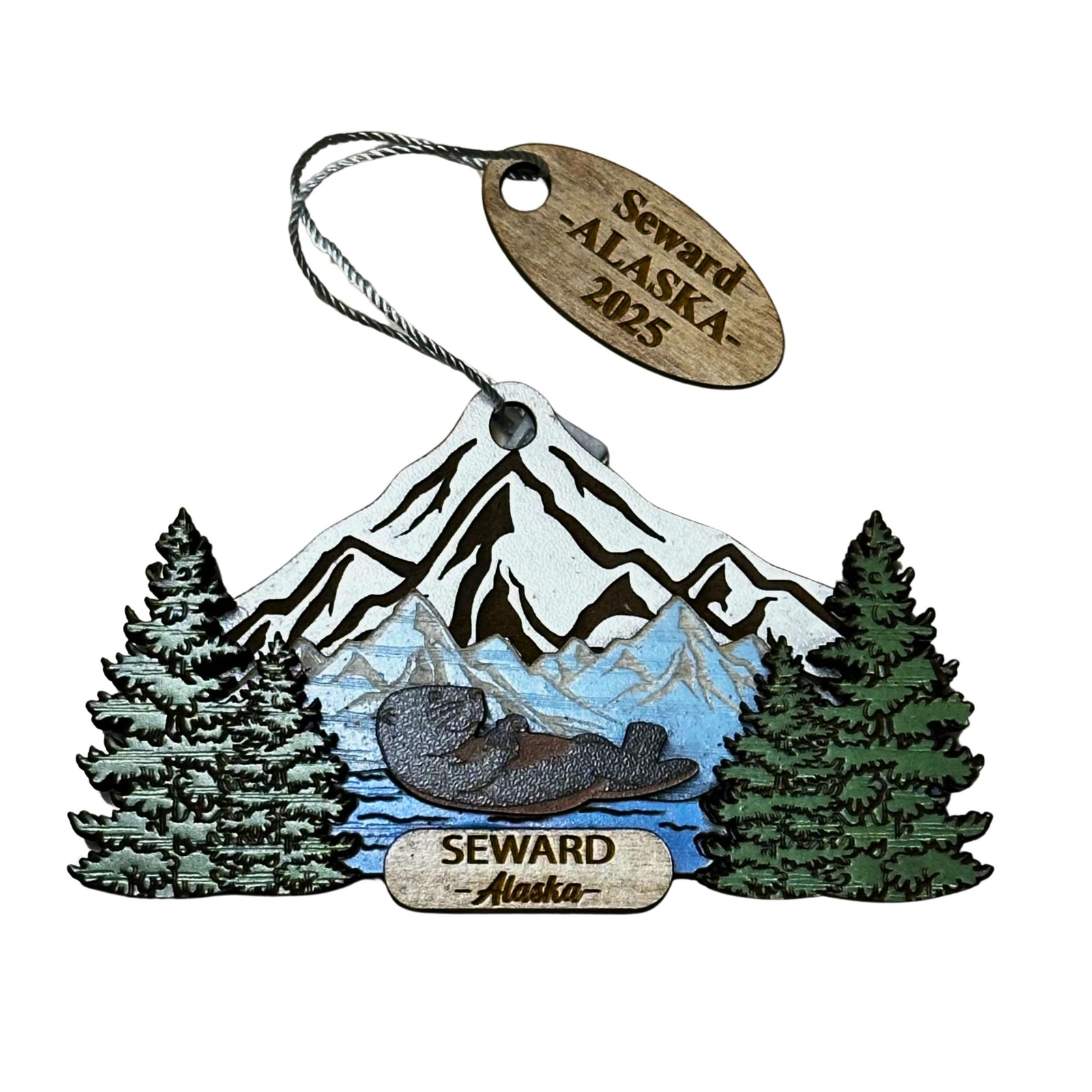 Seward Mountain Otter Ornament