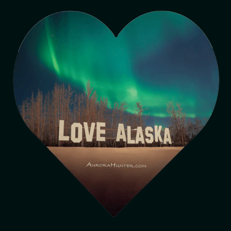 Love Alaska - Todd Salat Sticker