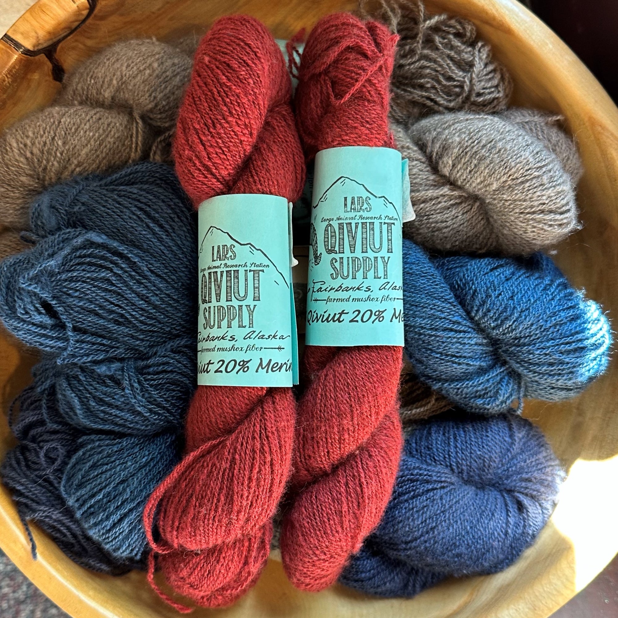 Qiviut Merino Dyed Yarn