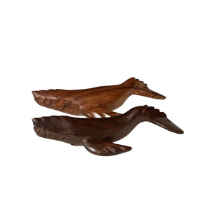 Humpback Whale Wood Figurine