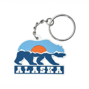 Alaska Grizzly Bear Keychain