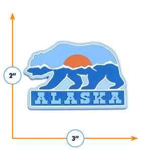Alaska Grizzly Bear Magnet
