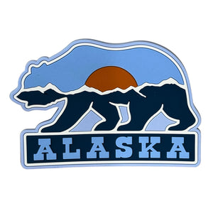 Alaska Grizzly Bear Magnet
