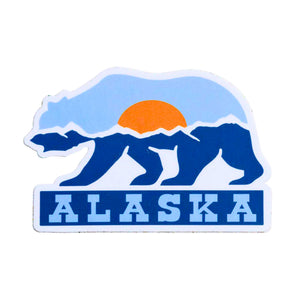 Alaska Grizzly Bear Sticker