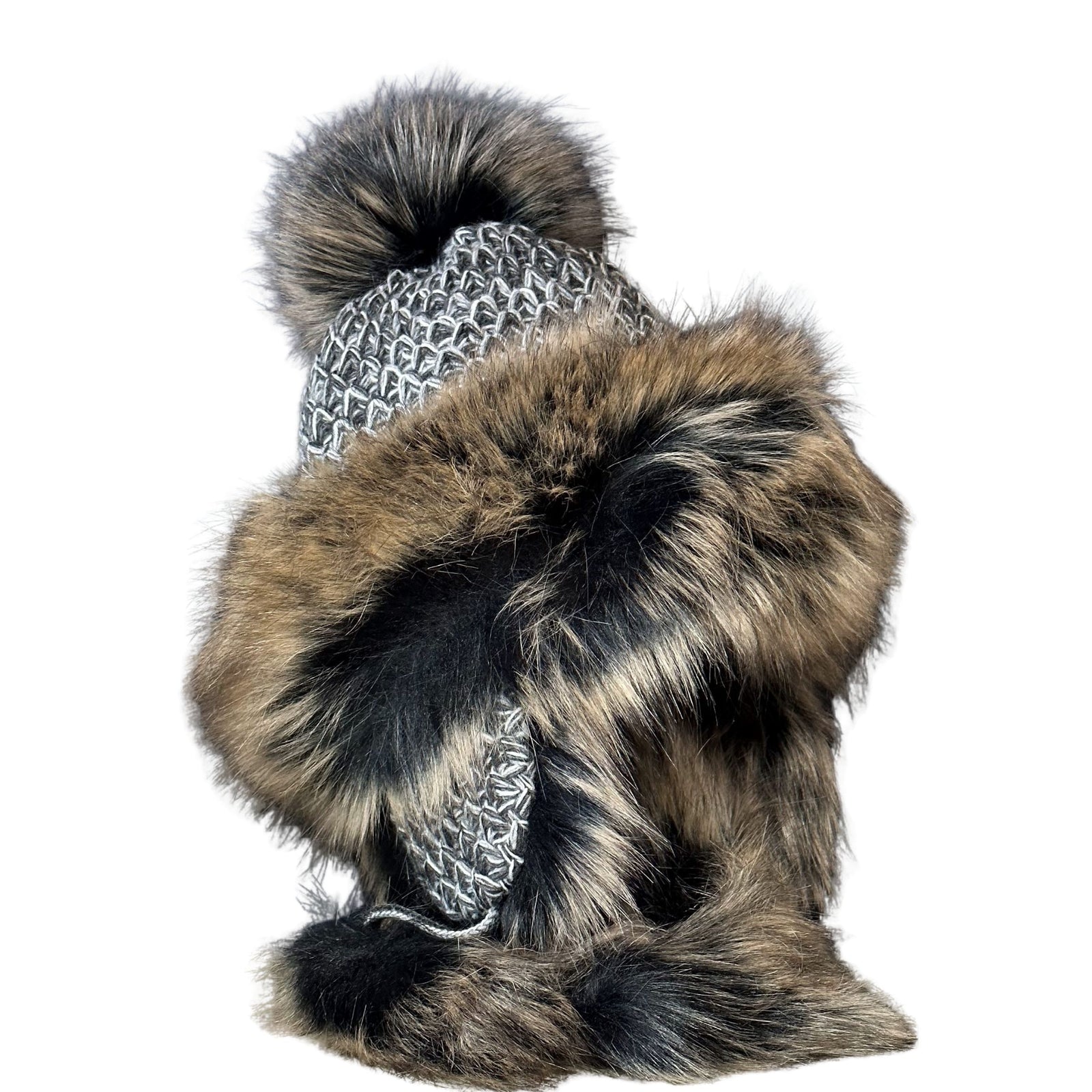 Charcoal Mélange Bajka Hat - Blue