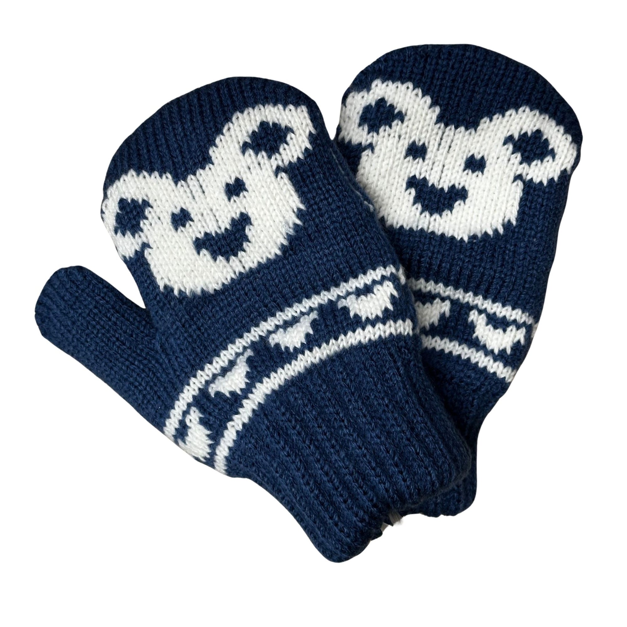 Bear Cotton Lined Mittens for Kids