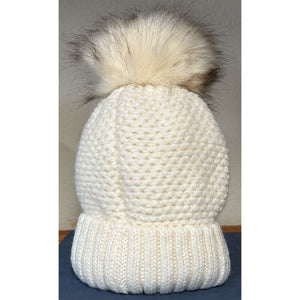 Faux Pom Beanie