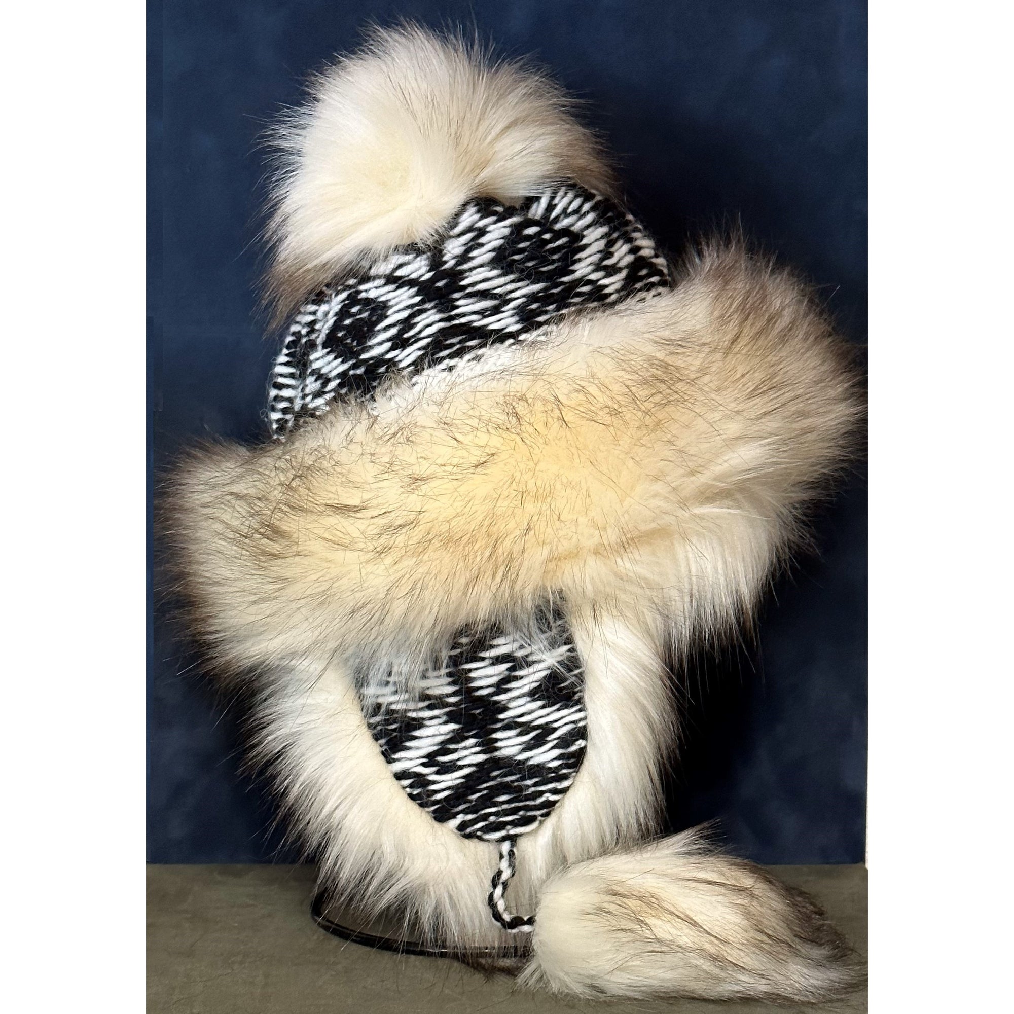 Ganado Faux Fur Cream Hat