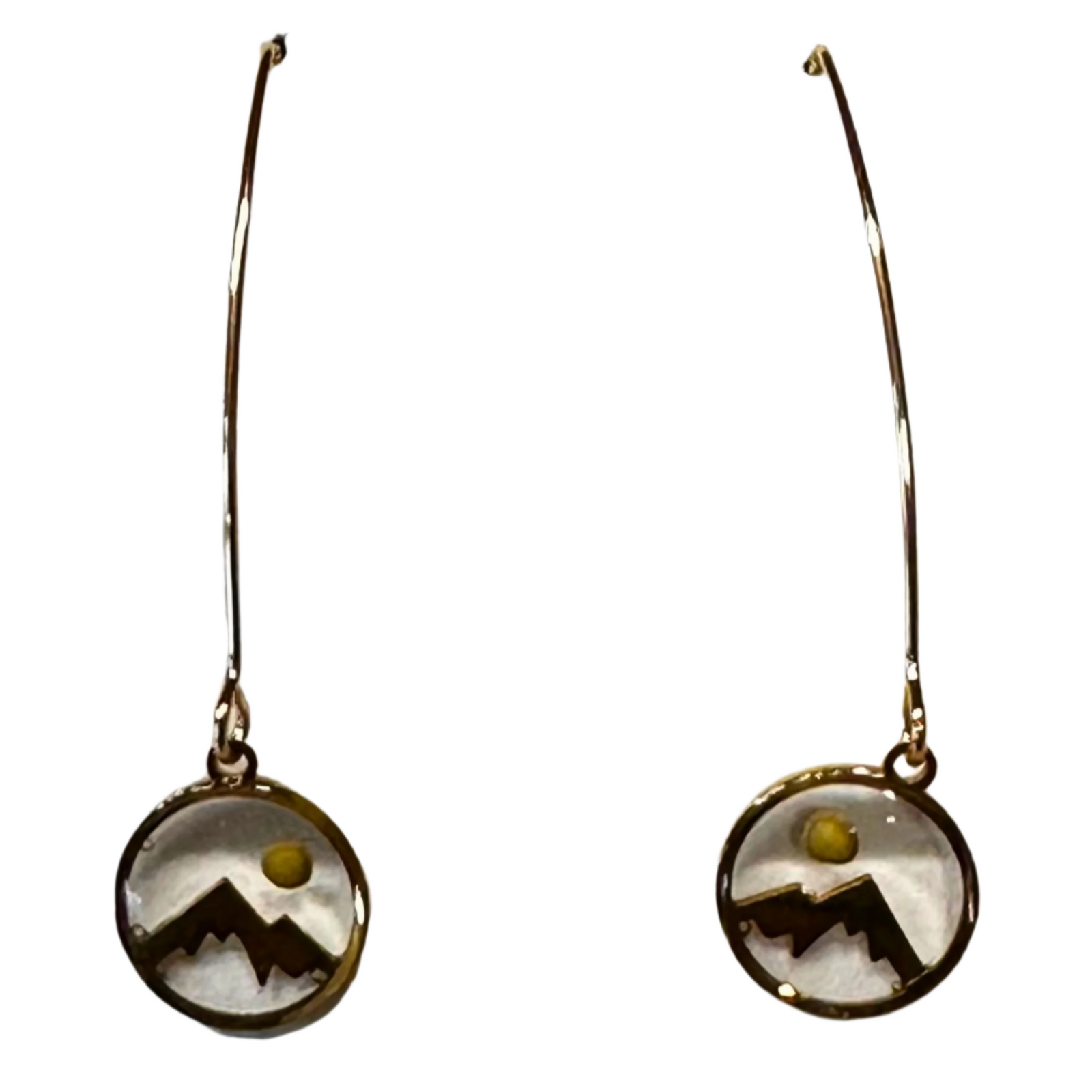 Gold Mustard Seed Earrings